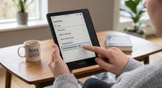 eBookReader Kindle serienummer sporing